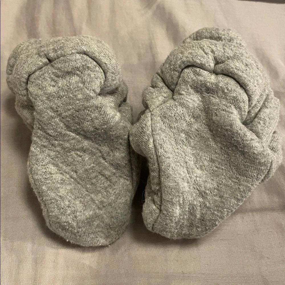Burt’s bees baby walker cotton booties shoes